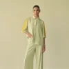 Mint Green Parallel Trousers Mint Green Somya Goyal 2