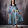 Blue Grandma Dress Thithilii 1