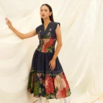 Poppy Bloom Shirring Dress Thithilii 3