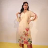 polka carnival beige kurti aditi agarwal 6
